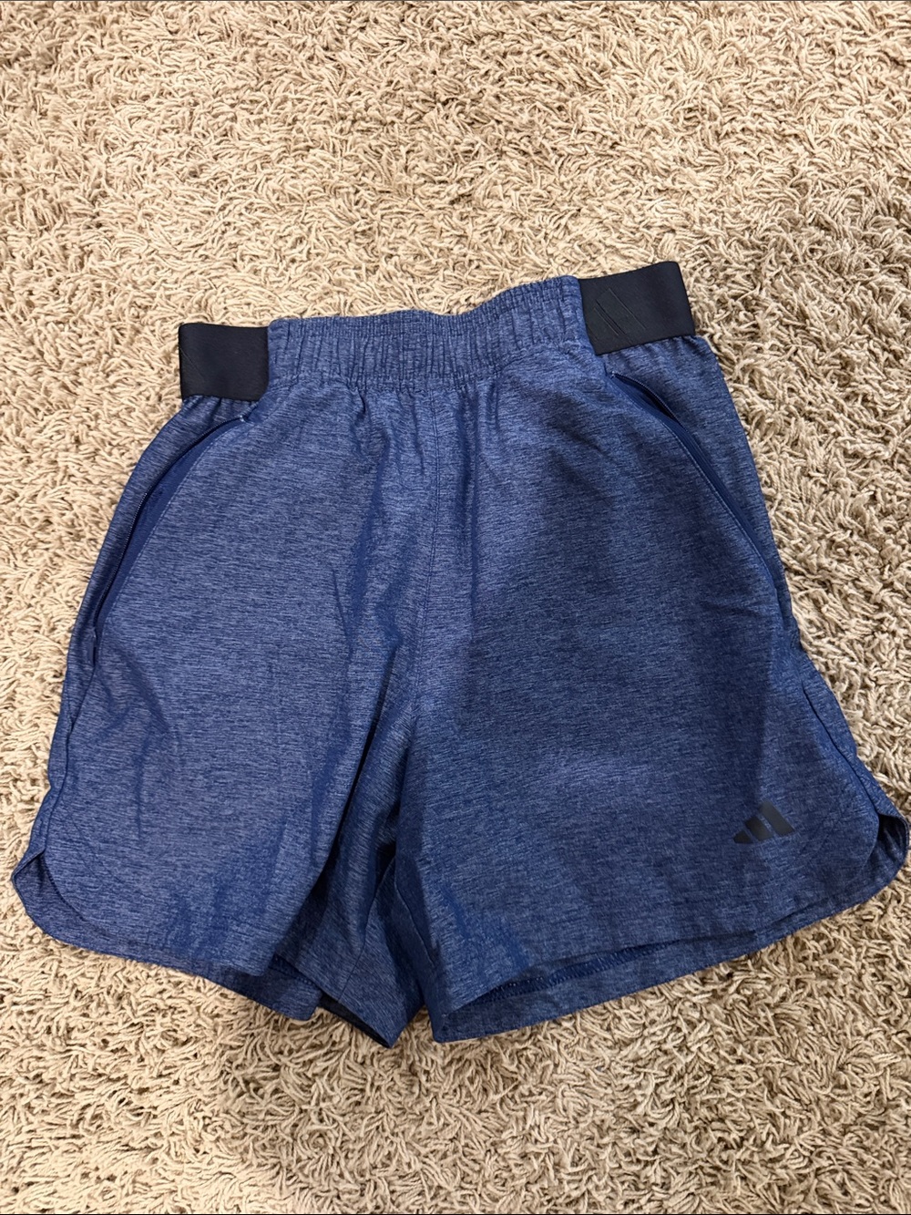 Adidas Men's Blue Athletic Shorts